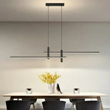 Highway – Lustre | Suspension Linéaire Aluminium Noir Dimmable