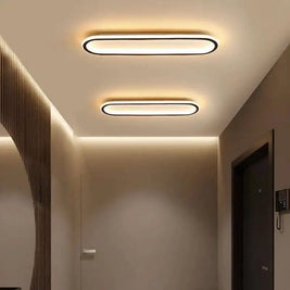 Daytona – Plafonnier LED | Luminaire Linéaire Doré Noir
