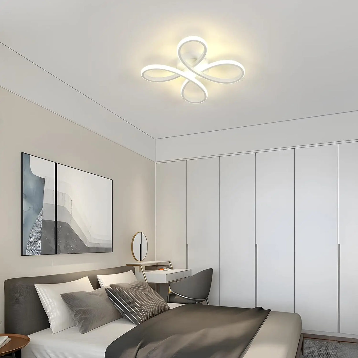 Quadra – Plafonnier Salon | Plafonnier LED