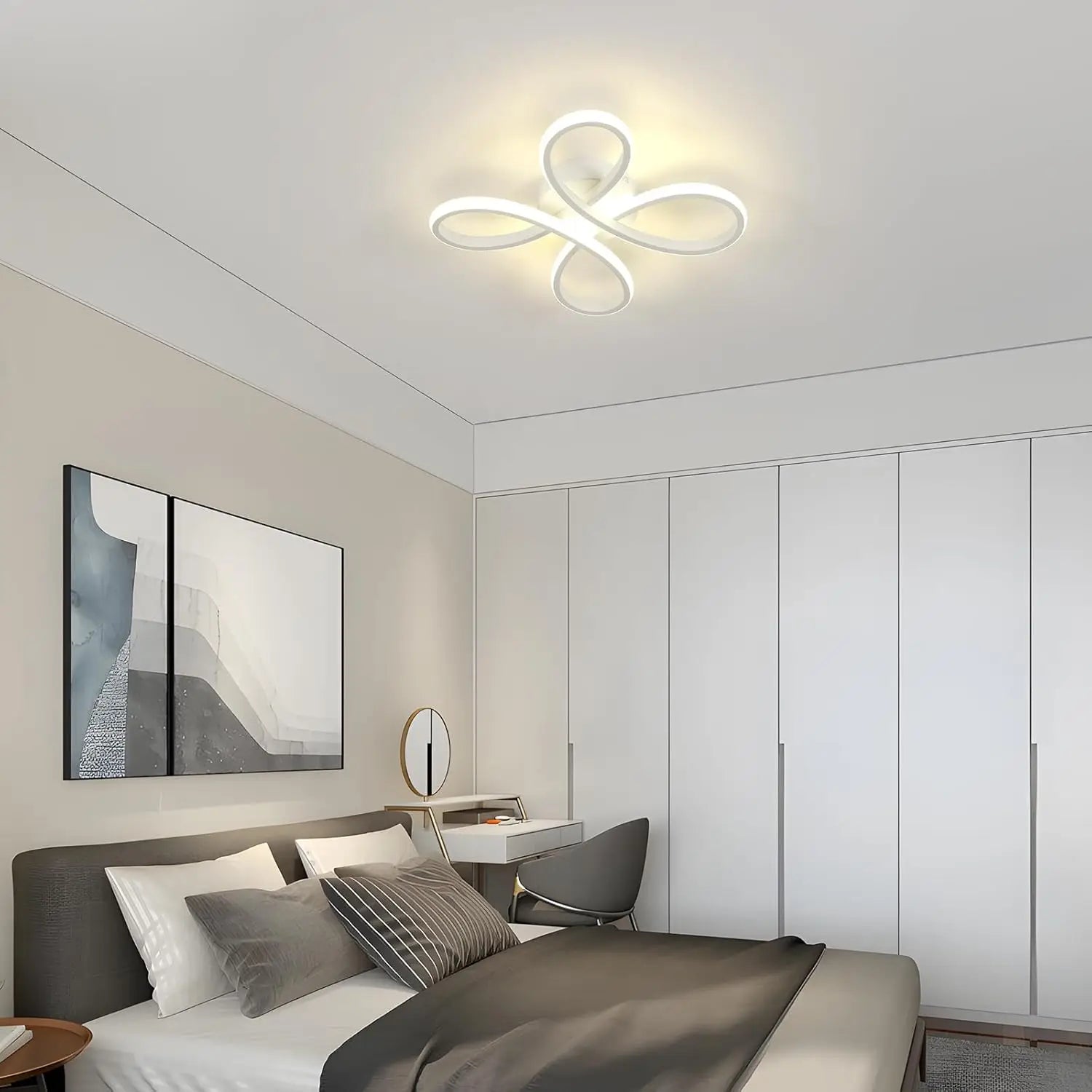 Quadra – Plafonnier Salon | Plafonnier LED