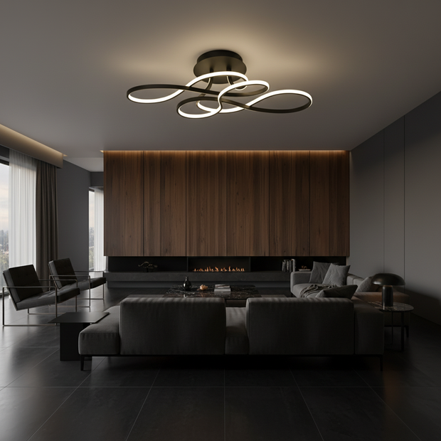 Tourbillon – Plafonnier Salon | Plafonnier Design LED Dimmable