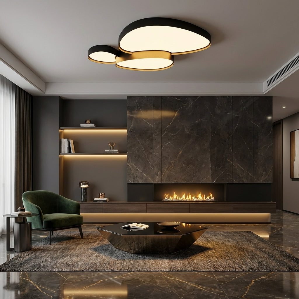 Cloud – Plafonnier Salon | Plafonnier Contemporain Forme Organique