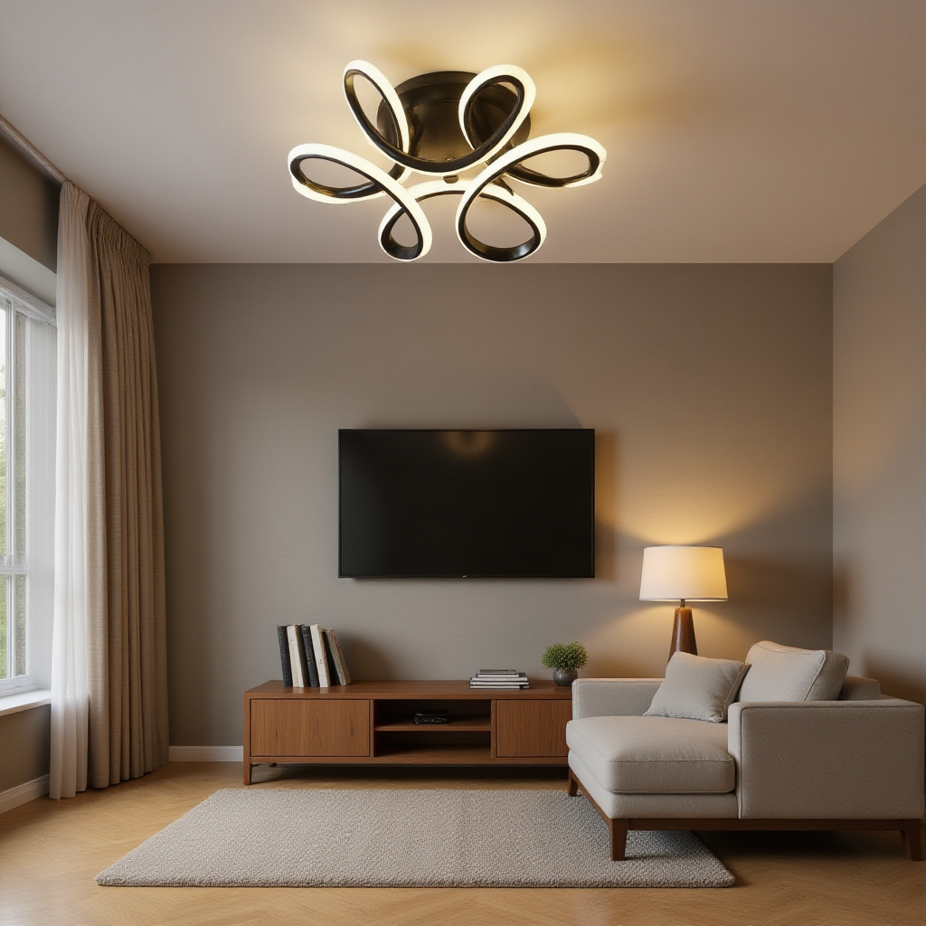 Tourbillon – Plafonnier Salon | Plafonnier Design LED Dimmable