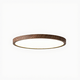 Classe – Plafonnier Salon | Plafonnier LED Ultrafin Finition Effet Bois