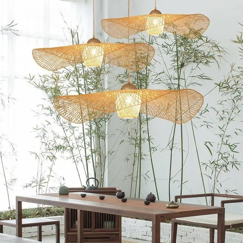 Chapeau – Plafonnier Salon | Bambou Style Japonais
